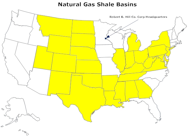 Natural Gas Shale Basin